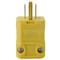 Ac Works Straight Blade Plug, 5-15P, 15 A, 125V AC, 2 Pole, Screw Terminals, Grounded ASQ515P-YW - alternate 6